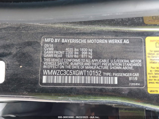 WMWZC3C5XGWT10152 Mini Cooper Countryman S