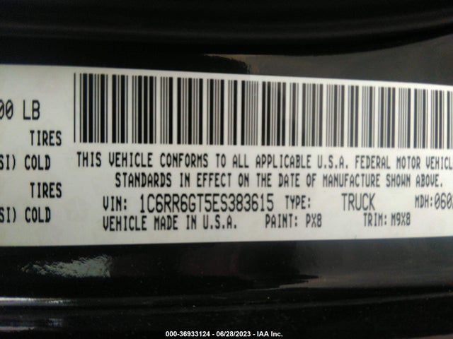 1C6RR6GT5ES383615 RAM 1500 Big Horn