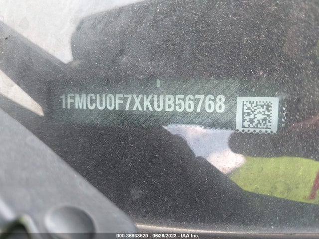 Ford ESCAPE S 2019 1FMCU0F7XKUB56768 Image 9