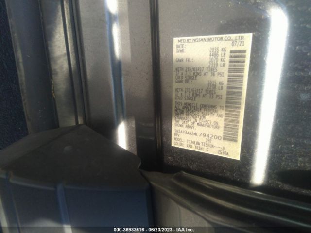 5N1AT3AA2MC794200 Nissan ROGUE S