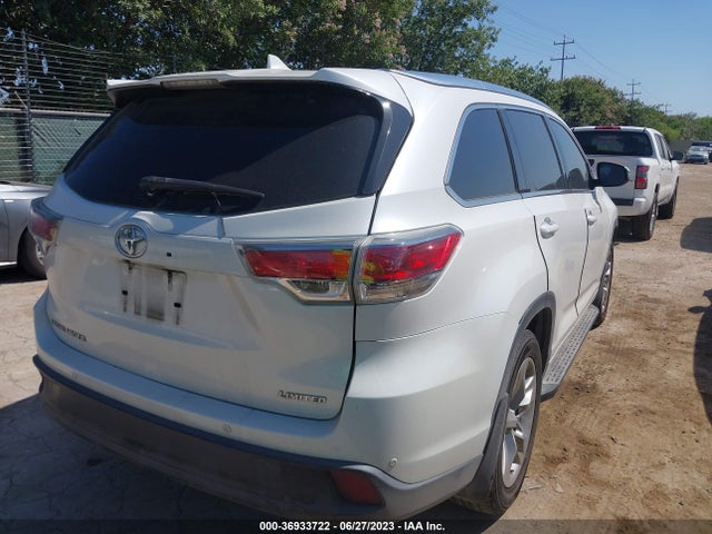 Toyota Highlander Limited 2015 5TDYKRFHXFS101860 Image 10