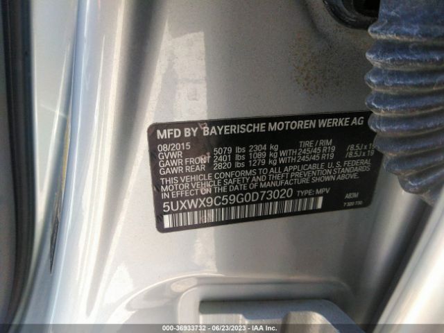 5UXWX9C59G0D73020 BMW X3 Xdrive28i
