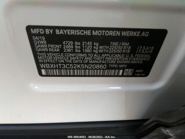 WBXHT3C52K5N20860 BMW X1 Xdrive28i