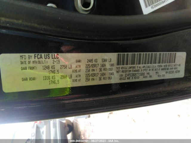 3C4PDCBB2KT719209 Dodge JOURNEY SE