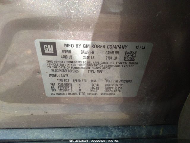 KL4CJHSB0EB626385 Buick Encore Premium
