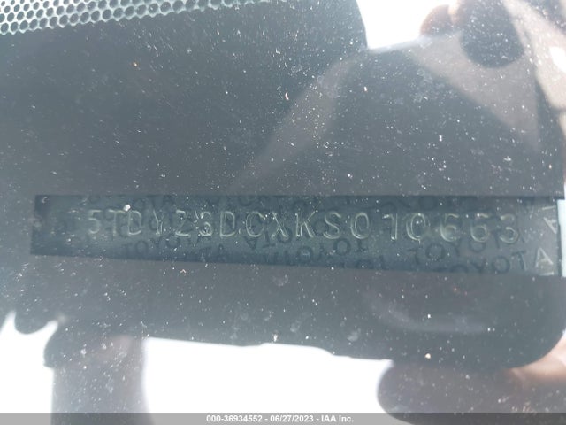 Toyota Sienna Xle Auto Access 2019 5TDYZ3DCXKS010663 Image 15