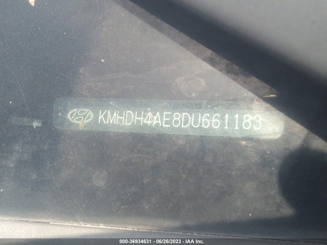 2013 HYUNDAI ELANTRA GLS VIN: KMHDH4AE8DU661183