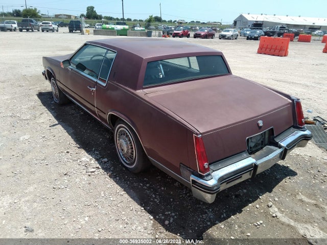 1985 CADILLAC ELDORADO VIN: 1G6EL5787FE676112