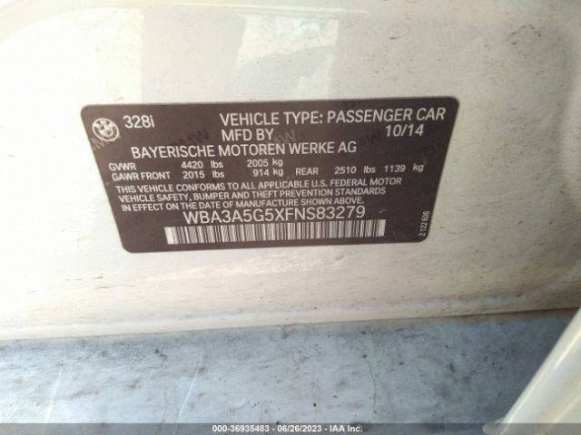 WBA3A5G5XFNS83279 BMW 3 Series 328i