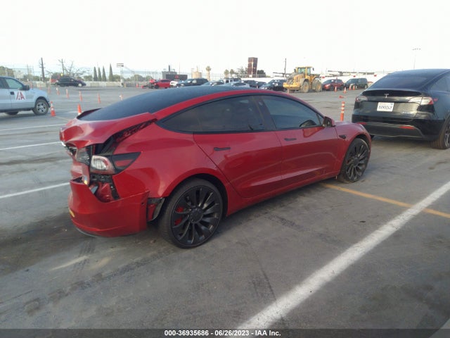 Tesla Model 3 Performance 2022 5YJ3E1EC2NF171252 Image 4
