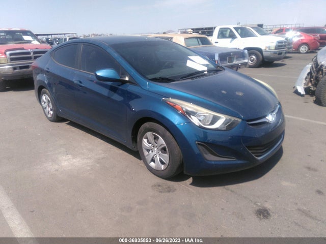 Hyundai ELANTRA SE 2016 KMHDH4AE0GU620602 головне зображення