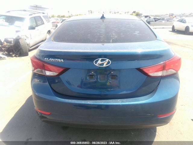 2016 HYUNDAI ELANTRA SE VIN: KMHDH4AE0GU620602