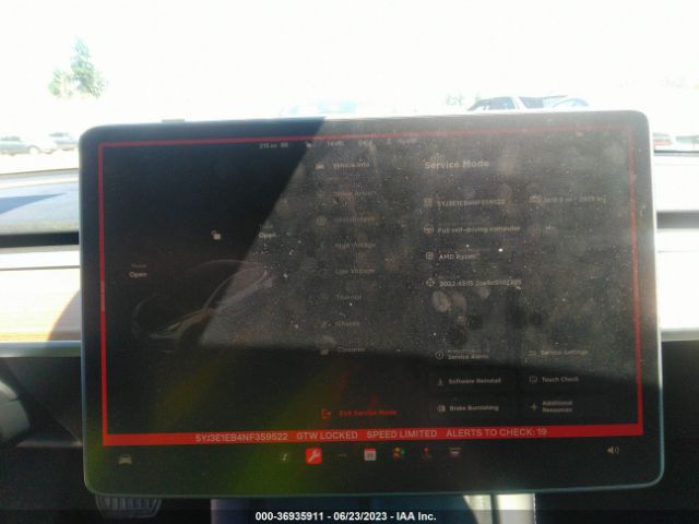 5YJ3E1EB4NF359522 Tesla Model 3 Long Range