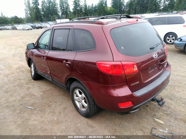 2007 HYUNDAI SANTA FE GLS VIN: 5NMSG73D67H062234