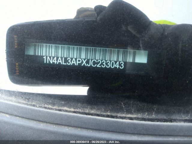 1N4AL3APXJC233043 Nissan Altima 2.5 Sr