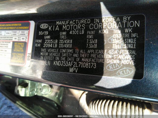 KNDJ53AF2L7108173 KIA Soul Gt-line Turbo