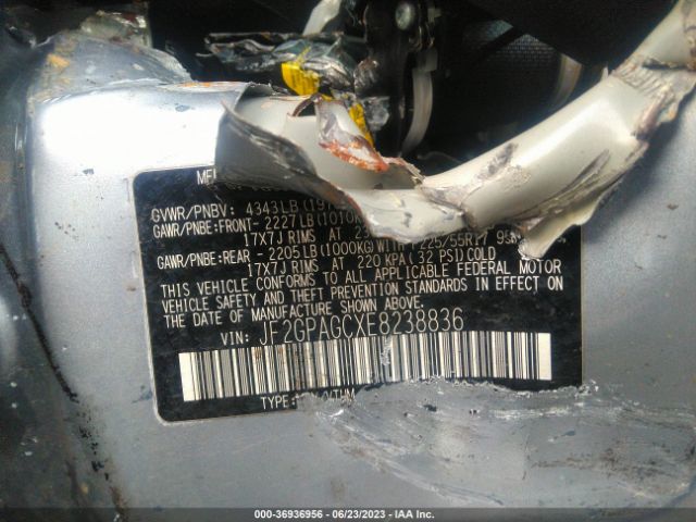 JF2GPAGCXE8238836 Subaru Xv Crosstrek Limited