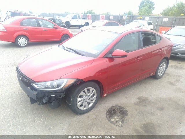 2017 HYUNDAI ELANTRA SE VIN: 5NPD74LFXHH163256