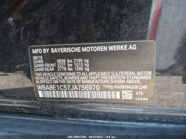 WBA8E1C57JA756970 BMW 3 Series 330e Iperformance