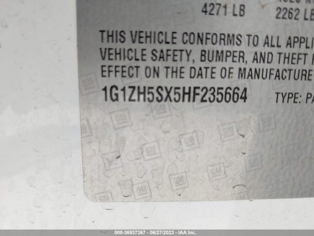 Chevrolet Malibu Premier 2017 1G1ZH5SX5HF235664 Image 9