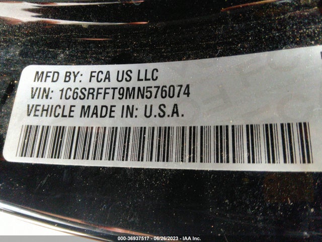 1C6SRFFT9MN576074 RAM 1500 Big Horn