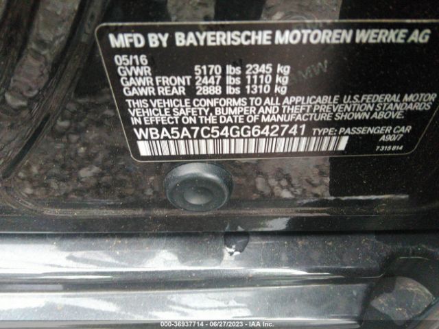 WBA5A7C54GG642741 BMW 5 Series 528i Xdrive