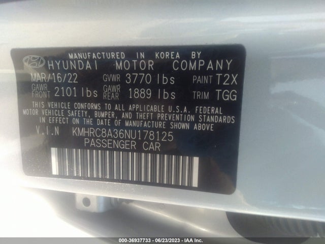 Hyundai Venue Sel 2022 KMHRC8A36NU178125 Image 16