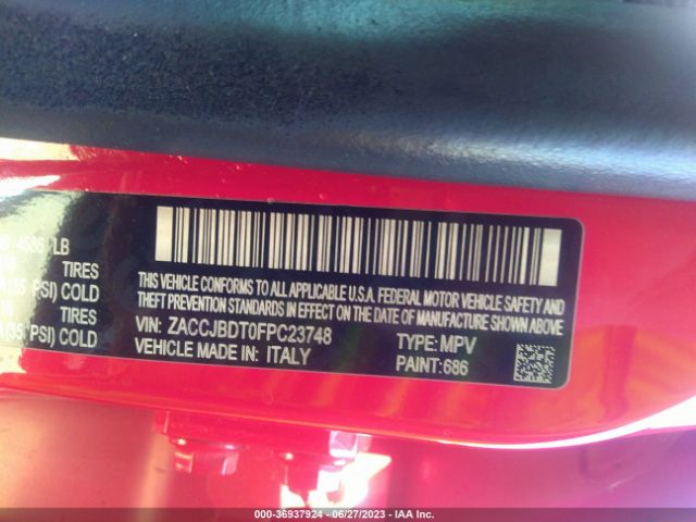 ZACCJBDT0FPC23748 Jeep Renegade Limited
