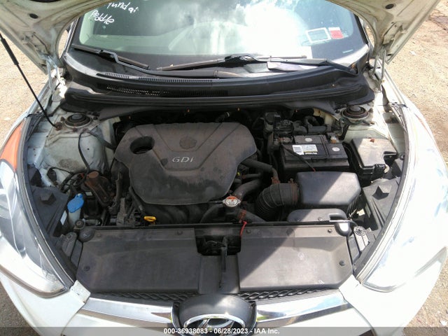2013 HYUNDAI VELOSTER W/BLACK INT VIN: KMHTC6AD2DU092201