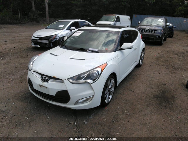 2013 HYUNDAI VELOSTER W/BLACK INT VIN: KMHTC6AD2DU092201