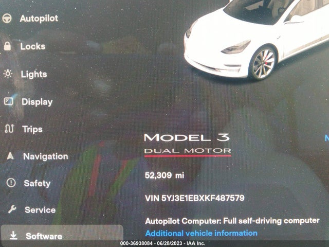 Tesla Model 3 Long Range/performance 2019 5YJ3E1EBXKF487579 Image 7