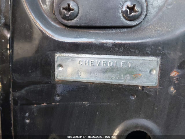 1959 CHEVROLET EL CAMINO VIN: G59N116716