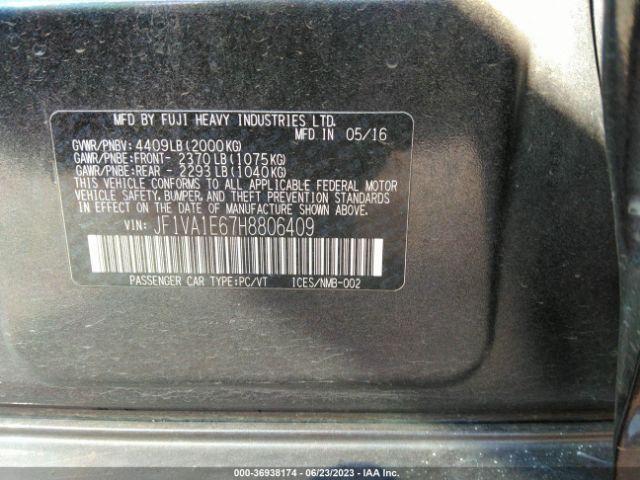 JF1VA1E67H8806409 Subaru Wrx Premium