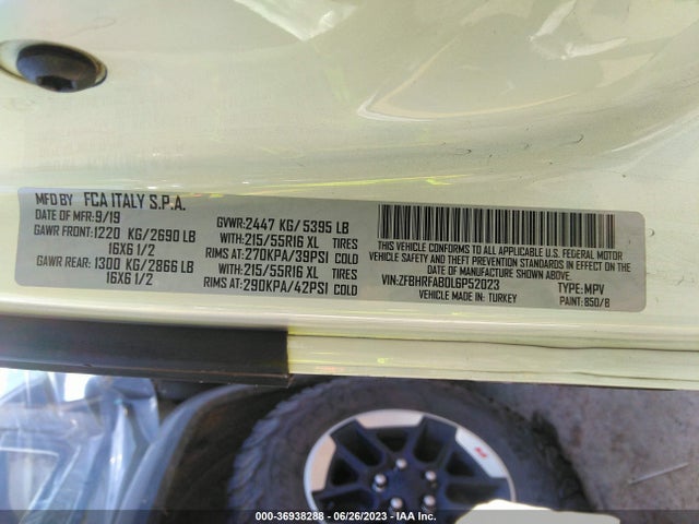 RAM Promaster City Tradesman 2020 ZFBHRFAB0L6P52023 Image 9
