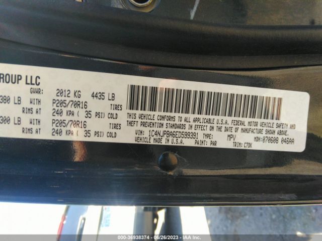 1C4NJPBA6ED599391 Jeep Patriot Sport