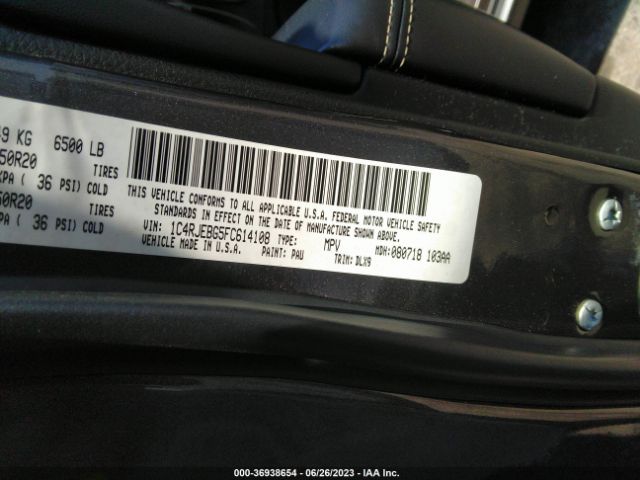 1C4RJEBG5FC614108 Jeep Grand Cherokee Limited