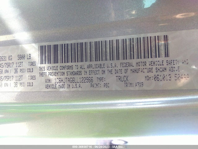 Jeep Gladiator Sport S 2020 1C6HJTAG6LL122966 Image 16