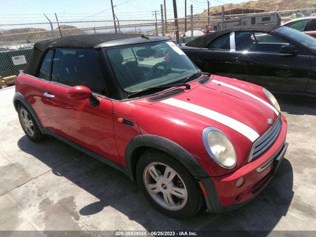 2008 MINI COOPER CONVERTIBLE VIN: WMWRF33508TG18315