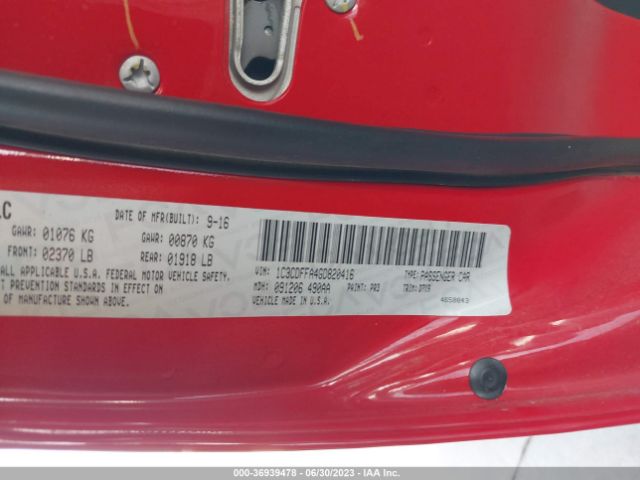 1C3CDFFA4GD820416 Dodge Dart Sxt Sport