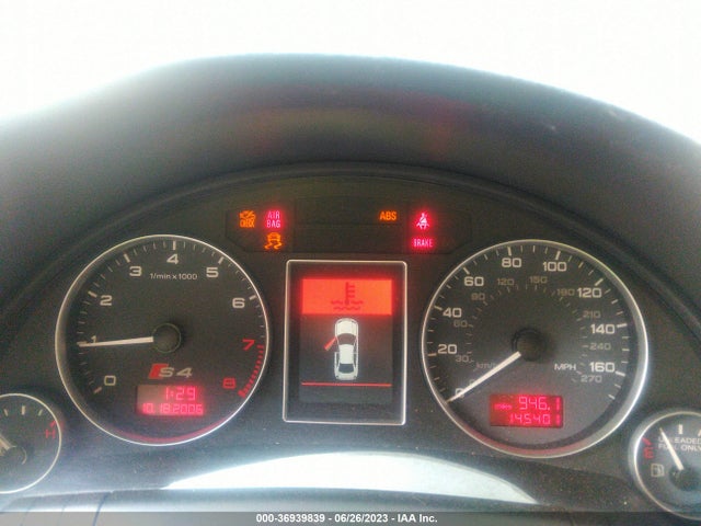 2007 AUDI S4 VIN: WAUGL78E67A174199
