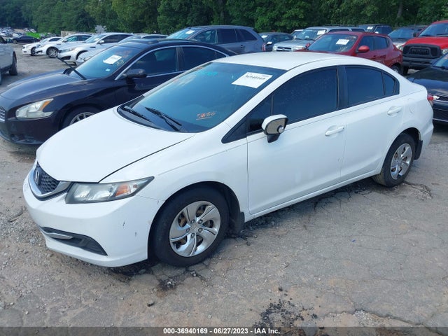 Honda Civic Sedan Lx 2014 2HGFB2F5XEH518916 Image 2