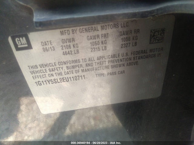 Chevrolet Impala 1ls 2014 1G11Y5SL8EU110711 Image 9