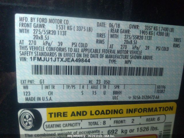 1FMJU1JTXJEA49844 Ford Expedition Xlt