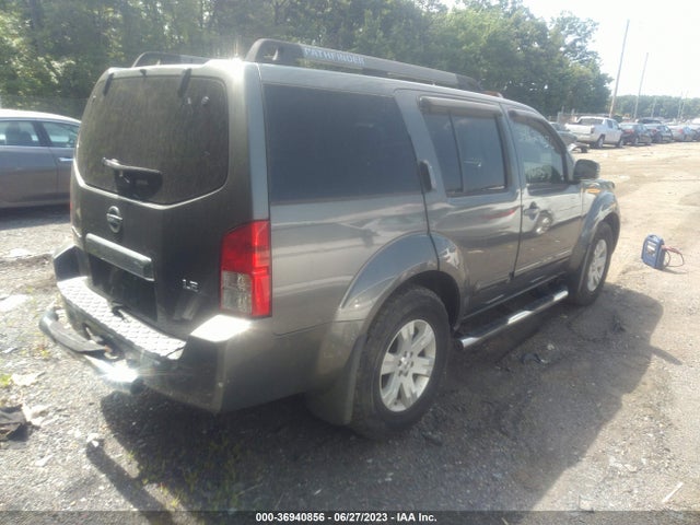 2005 NISSAN PATHFINDER LE VIN: 5N1AR18W25C765883