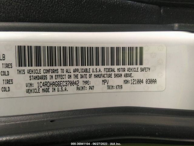 1C4RDHAG6EC370042 Dodge Durango Sxt