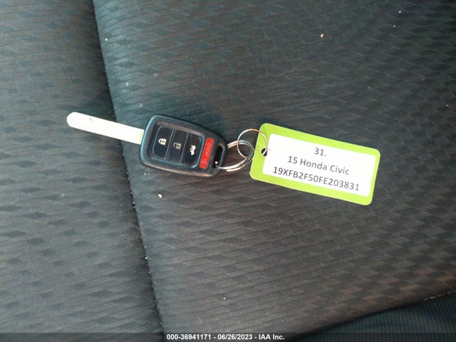 Honda Civic Sedan Lx 2015 19XFB2F50FE203831 Image 11