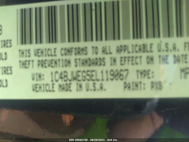 1C4BJWEG5EL119067 Jeep Wrangler Unlimited Sahara