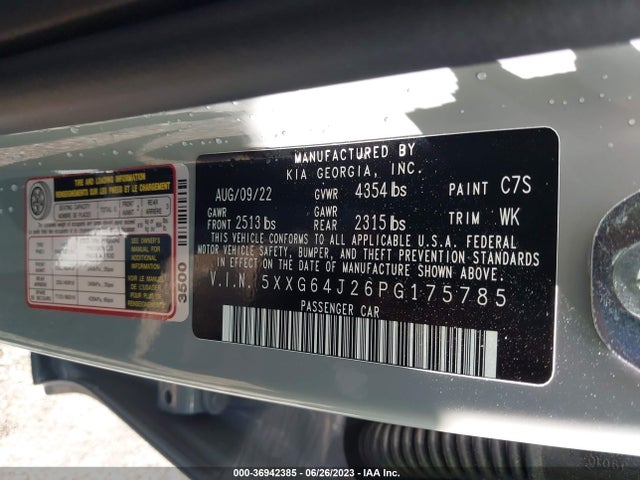 KIA K5 Gt-line 2023 5XXG64J26PG175785 Image 15