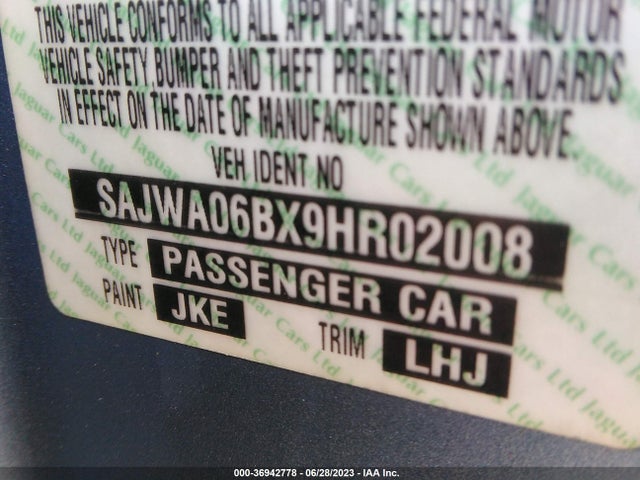 2009 JAGUAR XF SAJWA06BX9HR02008 Photo 8
