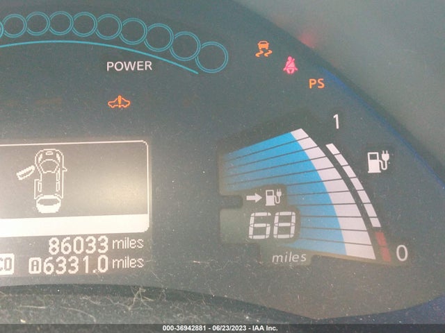 2013 NISSAN LEAF SV VIN: 1N4AZ0CP3DC412054